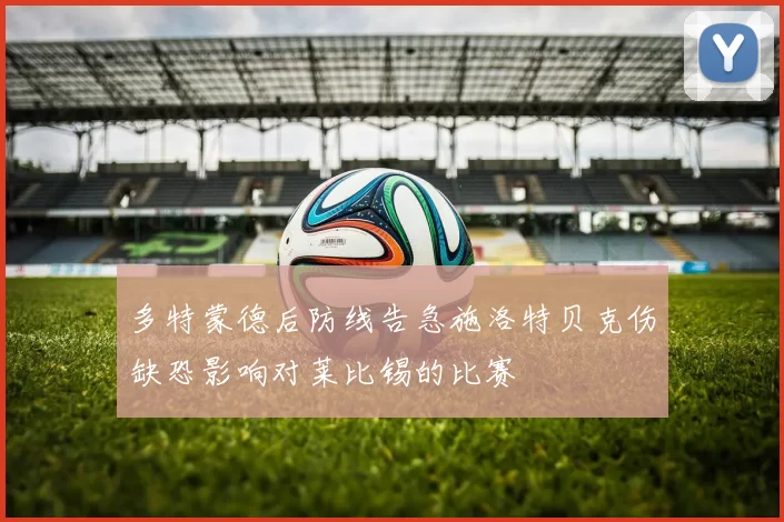 多特蒙德后防线告急施洛特贝克伤缺恐影响对莱比锡的比赛